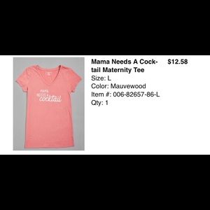 Maternity graphic tee